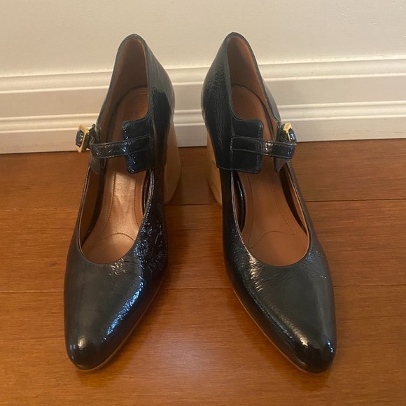 Rare Turquoise Marni Chunky Heels - Picture 2 of 4